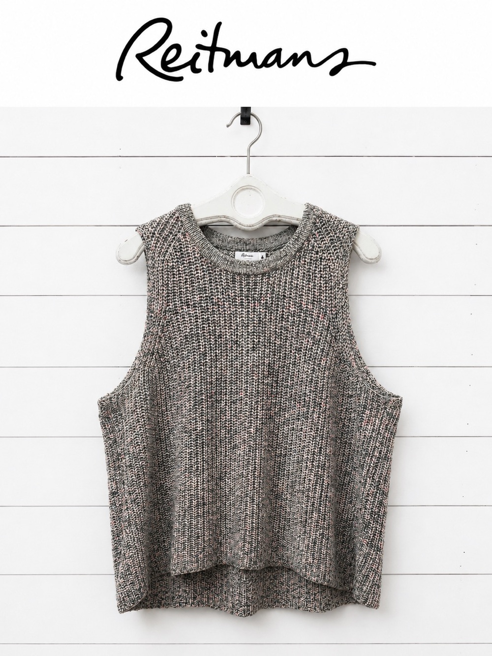 Reitmans Marled Knit Sweater Vest – Size 2X